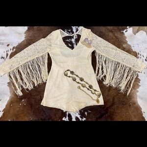 Coqueta Fringe Romper